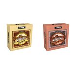 Ernie Ball Earthwood Acoustic Guitar Strings 8 Pack Bundle (P02404 + P02446) | 80/20 Bronze Light (11-52) + Phosphor Bronze Medium Light (12-54)