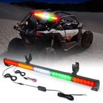 Xprite Upgraded 30 Inch Offroad Rear Chase LED Strobe Light Bar with Brake Reverse Turn Signal Light for UTV, ATV, Polaris RZR XP 1000 900, Side by Sides, 4x4, Trophy Truck, Quad