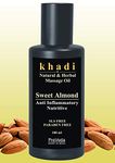 PreVeda Khadi Sweet Almond Oil For Skin and Hair Natural & Ayurvedic Pure Herbal Badam Oil