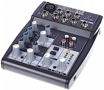 Behringer XENYX 502 Premium 5-Input 2-Bus Mixer with XENYX Mic Preamp and British EQ