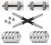 GYM INSANE 10KG=2.5 kg x 4 iron plates for gym Stainless steel Weight Plates 14" Iron steel Dumbbells set 23 MM Home Gym Equipments for Men & women kit for exercise & workout home gym set.