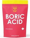 Boric Acid (8oz) | 99.9% Pure Industrial Grade |Anhydrous Fine Powder| Packed in Canada| Used to Make All Purpose Cleaner| DIY Cosmetic and Personal Products| PH Buffer and Odor Control| Amriel Co.