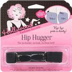 Hollywood Fashion Secrets Hip Hugger, Black, Elastic Belt Alternative, One Size