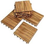 Solid Wood Interlocking Flooring Ti