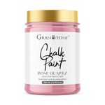 GRANOTONE Chalk Paint for Furniture, Home Decor, Crafts - Eco-Friendly - All-in-One - No Wax Needed- 500 ML (ROSE QUARTZ)