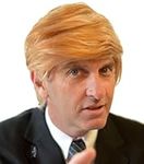 Funny Donald Trump Wig for Adults Kids Trumps MAGA President Hair Costume Wigs