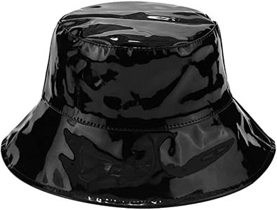 XYIYI Women's Rain Hats Waterproof Fishing Hats Double Side Hub Wear, Black, One Size