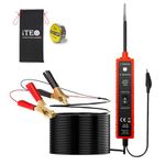 ITEQ Power Circuit Probe Tester, 6V-24V DC Test Light, Automotive Short Circuit Located and Component Activated, 12V Auto Electrical Tester, Polarity Identify with LED Light, Overload Protection