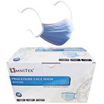 Omnitex Type IIR Tie Back Surgical Face Mask, Premium Tie-On 3ply EN14683 Medical Grade 2R & Splash Resistant, British Brand