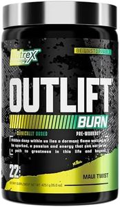 Nutrex Research Outlift Burn Thermogenic Pre Workout Powder, 2 in 1 Performance & Shredding Supplement with Metabolyte, GBBGO (22 Servings, Maui Twist)