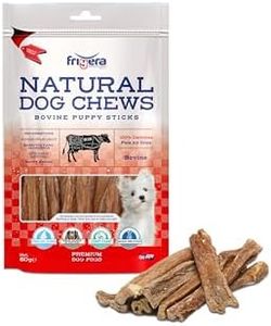 Frigera Sticks pour Chiot 60g – Friandises Naturelles et Riches en protéines pour Chiots, sans Gluten ni céréales, Snacks de qualité sans additifs