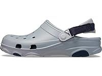 Crocs Unisex-Adult Classic All Terrain Clog with Adjustable Heel Strap, Light Grey, 9 Men/11 Women