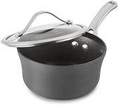 Calphalon Contemporary Hard-Anodized Aluminum Nonstick Cookware, Sauce Pan, 1 1/2-quart, Black