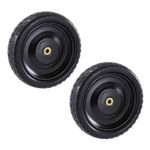 Gorilla Carts 13 Inch No Flat Replacement Wheel, Pneumatic Flat Free Cart Tires for Utility Garden Cart, Wheelbarrow, Dolly, and Wagon (2 Pack)