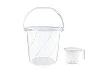 MILTON Plastic Orbit Bucket And Matching Mug, Clear, 25 L