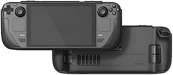 Skull & Co. GripCase SD for Steam Deck: A Soft Protective Case with Textured Grips Full Protection and Stand, Shock-Absorption Non-Slip and Anti-Scratch Cover Design - Black