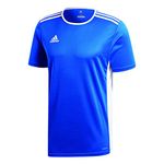 adidas Men's Entrada 18 Jsy JERSEY SHORT SLEEVE , Bold Blue/White, L UK