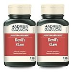 Adrien Gagnon - Devil's Claw (Extra-Strength), for Joint Pain & Osteoarthritis Pain, 130 count - 2 Pack Bundle