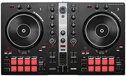 Hercules DJControl Inpulse 300 MK2 – USB DJ controller – 2 decks with 16 pads and built-in sound card – DJ software and tutorials included