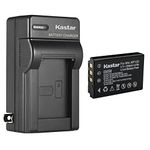 Kastar 1-Pack Q120 Battery and AC Wall Charger Replacement for MINOLTA MN35Z Camera, Zoom BT-03, Zoom BT-03 B Battery, Zoom Q8 Q8N Recorder Camera, Bell & Howell B35HDZ Camera