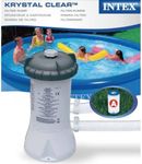 Intex Krystal Clear Swimming Pool Filter Pump & Cartridge for 8ft/10ft/12ft Pool