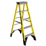 Werner 7305 375-Pound Duty Rating Type IAA Fiberglass Stepladder, 5-Foot