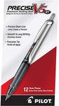 Pilot Precise V5 RT Retractable Rolling Ball Pens, Extra Fine Point, Black Ink, Dozen Box -26062