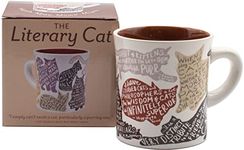 Literary Cat Mug - Kitten Quotes from Famous Writers Authors and Other Feline Lovers