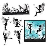 Hying Girl Fairy Butterfly Clear St