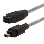 AAA PRODUCTS | HIGH GRADE - FireWire/ILINK/DV/IEEE 1394 Cable - Works with Mac & PC - Fully Moulded End Connector - For Camera, Camcorder, External Drive, Docking Station and more (4 pin - 9 pin)