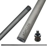 KONLLEN Pool Cue Single Shaft 3/8X8 UniLoc 10.75/11.75/12.75mm Carbon Fiber Technology Low Deflection Billiard Cue Stick 29''