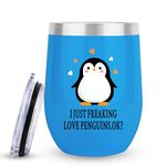 Merclix Penguin Mug 12oz Cute Penguin Gifts for Women Penguin Gifts for Men Kids Girls Boys Christmas Penguin Gifts for Her Him Penguin Gift Penguin Birthday Gifts for Women