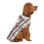 Dog Raincoat with Hood and Leash Hole, Reflective Rain Coats for Extra Small Dogs, Waterproof Puppy Raincoat