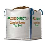 Warma 1 x Bulk Dumpy Bag Premium Top Soil - Garden Bed Lawn Landscaping & Improving Existing Soil Quality - For Fruit Growing Vegetable Patches Rose Bushes Gardening Planters & Potting Plants