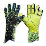 OLYSPM Kids Football Gloves Goalkeeper Gloves Kids Goalie Gloves, Offers excellent protection with abrasion-resistant,non-slip and wrist protection benefits,Size 6/7/8/9/10(Green)