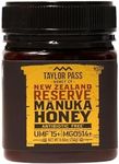 Taylor Pass Honey Co. Manuka Honey MGO514+ UMF15+ | Sustainable New Zealand Honey (Manuka UMF15+/MGO514+, 8.83oz)