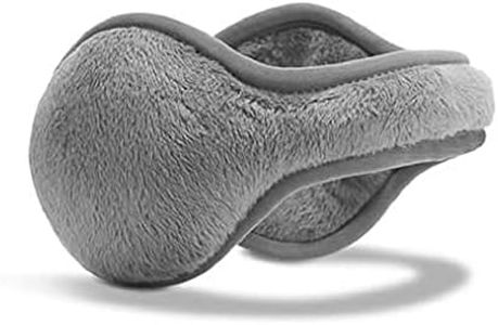 180s Women's Lush Soft Fleece Behind the Head Ear warmers, Frost Grey, One Size