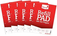 Silvine 160 Page A4 Refill Pad, Hea