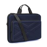 MOSISO Hard Shell Laptop Case for Men Women,15.6 inch Computer Bag Compatible with MacBook, HP, Dell, Lenovo, Asus, Notebook,16 inch Laptop Bag with Front Pocket & Shoulder Strap, Navy Blue