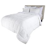 Bluestone 64-23-FQ Reversible Oversized Down Alt Comforter with Sherpa - Full/Queen