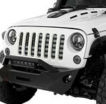 u-Box Wrangler Flag Grill Insert JK Front Bug Screen Deflector Mesh Grille for 2007-2018 Jeep JK & Wrangler Unlimited