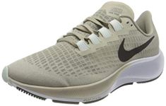 Nike Men's AIR Zoom Pegasus 37 Running Shoe, Stone Black Lt Army Off Noir Barely Green, 8 UK