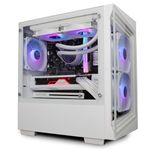 ionz Gaming PC - Desktop Computer, Ryzen 5 7600, RX7700 XT, 32GB DDR5 RAM, 1TB SSD, 240mm AIO Liquid cooling, 700W PSU, Windows 11, White - G1