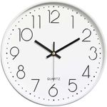 Wall Clock Silent Non Ticking 12 In