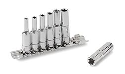 Titan 66320 7-Piece 1/4-Inch Drive Deep External Star Socket Set