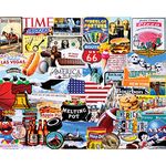 White Mountain 1279 I Love America Jigsaw Puzzle, Multicolor, 1 EA