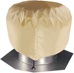 Turbine Roof Vent Cover,Turbine Ventilator Protector Shield 20"x20"inches(51cm*51cm) Waterproof Oxford Tarps Adjustable Drawstring Design (1 Pack 20‘’X20'')