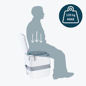 Thetford Porta Potty Portable Toilet – Lightweight, Easy Clean for Camping