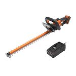 Worx WG264E 56cm 20V Cordless Hedge Trimmer with 2.0Ah Battery and Charger - Lightweight, Dual-Action Blades, Ergonomic Handle