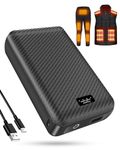 16000mAh 7.4V Portable Charger, FERNIDA Long Lasting Power Bank with DC and 5V USB Port for Heated Clothes, Heated Vest, Heated Pants and Mobile Smart Device